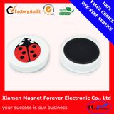 Custom Popular Whiteboard Plastic Magnetic Button with RoHS Certification