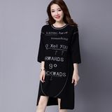 Lady's Long Style Pullover Sweater, Knitting Apparel
