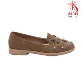 Sexy Metallic Style Flat Sandals for Fashion Lady (FL311)