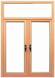 High Quality Cheap Warm Color Aluminium Casement Window From Supplier in Zhejiang, China (ACW-049)
