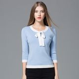 2018 Long Sleeve Women Solid Color Sweater Wholesale