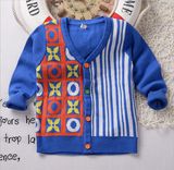 T1198 2015 Kids Cardigan Baby Boys Clothes Knitting Sweater Children Toddler Cardigan Child Clothing for Wholesale