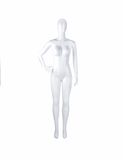 Cheap Hotsale Bright White Female Mannequin with Egg Face