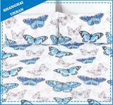 Butterfly Garden Polyester Soft Microfiber Duvet Cover Set