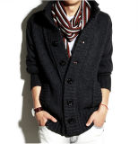 Fashion New Style Men Knitted Button Wool Cardigan (50568-1)