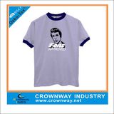 Wholesale Vintage Cotton Screen Print T-Shirt for Men