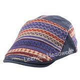 Check Felt Muslim Sport Golf Beret Hat