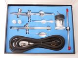 Hseng Dual Action Airbrush Kit with Two Airbrush (HS-280K)