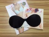 Black Self Adhesive Round Shape Invisible Bra