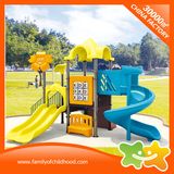 Mini Outdoor Children Play Area Playground Equipment Slides with Tic Tac Toe