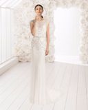 Heavy Beading Lace Tulle Bridal Evening Wedding Dress