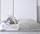 Italy Jacquard Wedding Comforter Cover 3D Design Bedding Set 100% Cotton B Side (Cinderella)