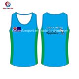 Wholesale Womens Singlet for Printing Sublimation Fabric Custom Singlet