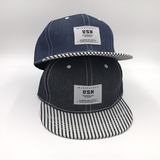 New Denim Striped Patch Usn Snapback Caps (01212)