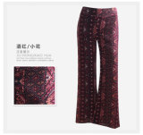 OEM Women Casual Trousers Sexy Flower Print Rayon Ladies Pants