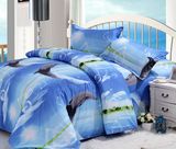 100% Polyester Customized 3D Bedding Set (T28)