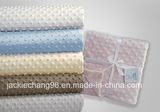 Bubble Embossed Dots Micro Mink Baby Blanket