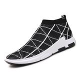 Hot-Selling High Help Striation Men Shoes Running Shoes