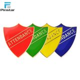 Custom Shield Shape School Group Attendence Badges