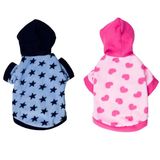 Cute Velvet Pet Hoodie Velvet Coat Dog Clothing Warm Jumpers