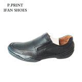 Sports Leather Travel Shoes with Slip on Design