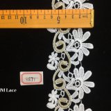 6.5cm Gorgeous Embroidered Broderie Anglaise Cotton Lace Trim Hme891