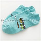 Popular Patten High Quality Candy Color Kid Cotton Sock