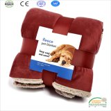 New Arrival Promotional 100% Polyester Soft Embroidery Dog Fleece Throw Pet Blanket
