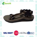 PU Upper and TPR Sole, Injection Sole, Men's Sporty Sandals