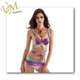 Colors Printing New Design Lady Bikini Swimwear Swimming Suits