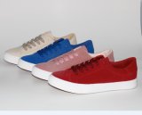 2017 Suede Skateboarding Lace-up Casual Women Shoes with Flat Heel