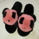 Winter Warm Bedroom Slide Slipper for Women Fur Slippers