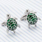 Wedding Gift Cuff Links Funny Tortoise Cufflinks 690