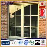 China Aluminium Glass Triple Sliding Window with Screen