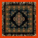 Digital Print Custom Fashion Silk Scarf (F13-C-0032)