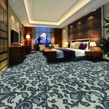 N371-Rolled 1/8 Nylon-PA6 Cut &. Loop Woven Full-Width Repeat Office/Hotel/House Carpet