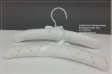 Hh Children Embroidered Cotton Colored Padded Hanger, Kids Coat Hanger Made in China