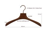 Luxury Rubber Wood Hanger, Women's Hanger, Cheap Clothes Hanger, Suit Hangers Coat Hanger.