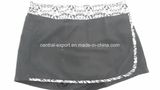 Oeko-Tex Flat Waist Polyester Pure Color Lady Board Short Swimwear