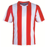 Custom Red White Sublimated Soccer Shirt for Your Team