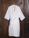 Factory Price Custom Logo Unisex 100% Cotton Terry Hotel Bathrobe