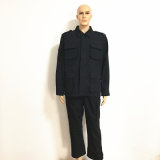 Black Cotton Fr Fabric Functional Fireproof Workwear for Policeman