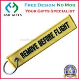 Hot Selling Anniversary Remove Before Flight Embroidery Key Chains