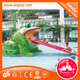 Cartoon Water Park Toys Spiral Water Slide for Tourist