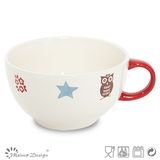 New Design Handpainted Ceramic Soup Mug