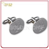 Factory Price Customized Debossed Logo Metal Cuff Link