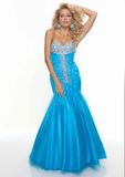 Beaded Bodice Mermaid Sweetheart Prom Dresses (PD3019)