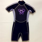 Short Neoprene Surfing Wetsuit with Nylon Fabric (HX15S23)