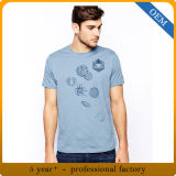Cheap 100% Cotton Summer Short Sleeve Printed T Shirt for Men