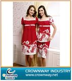 Ladies Fashion Printing Comfortable Cotton Nighties